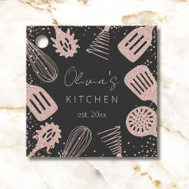 Personlig Ro Glitter-kokande Verktyg Gåvor Etiketter