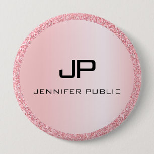 Personlig Ro Glitter, se Monogram Knapp