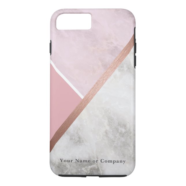 Personlig Ro Guld Marble iPhone Tuff Fodral Case-Mate iPhone Skal (Baksida)