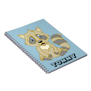 Personlig Rocky Raccoon Anteckningsbok