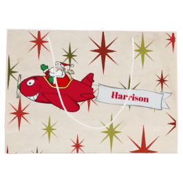 Personlig,Röda flygplan och tomten, God jul