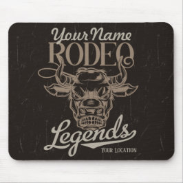 Personlig Rodeo Gammala västern Steer Roping Legen Musmatta