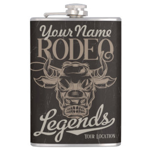 Personlig Rodeo Old West Styrka Repande Legender Fickplunta