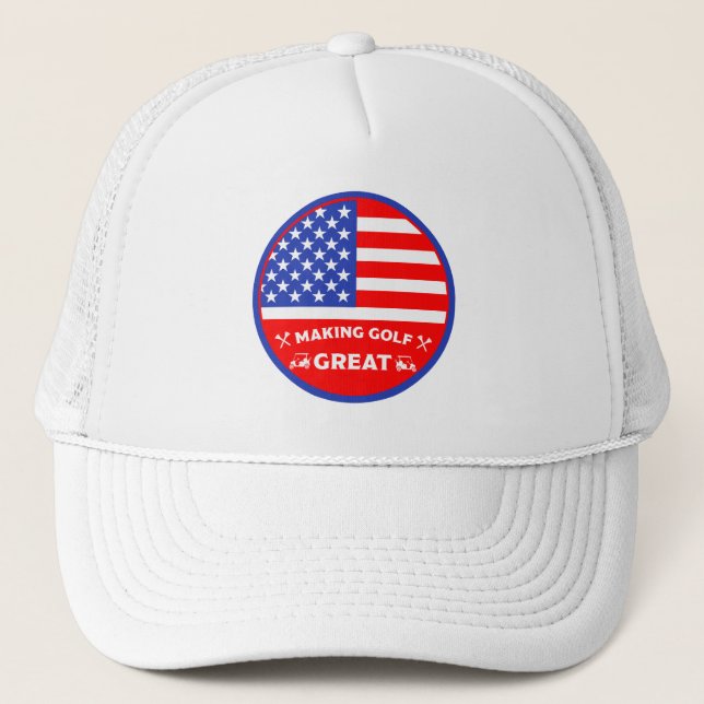 Personlig rolig amerikansk golfspelare keps (Framsida)