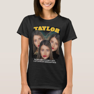 Personlig rolig bootleg-konsertfoto med text t shirt