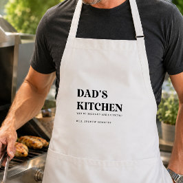 Personlig rolig fadersdagspresent för pappa, farfa förkläde