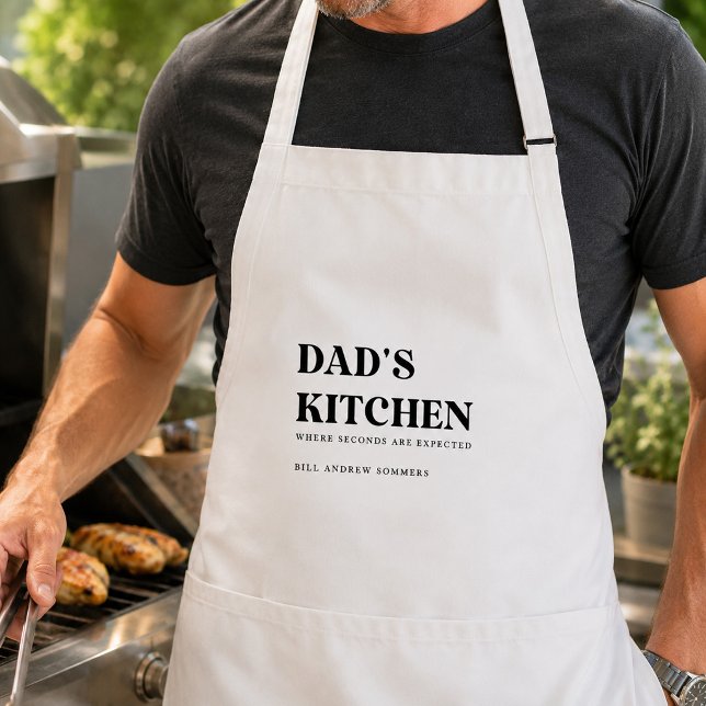 Personlig rolig fadersdagspresent för pappa, farfa förkläde (Skapare uppladdad)