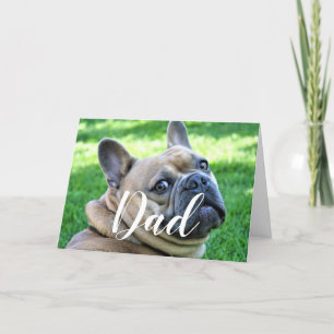 Personlig rolig foto för pappan till hunden Glad f Kort