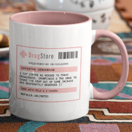 Personlig rolig kaffe/te-recept mugg