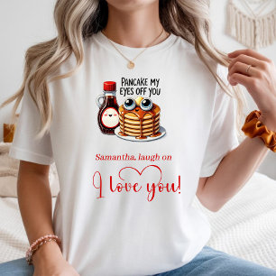 Personlig Rolig Mat Romantisk Alla Hjärtans Dag T- T Shirt