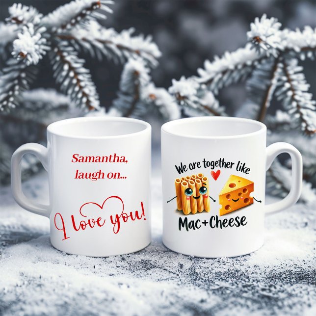 Personlig rolig matmugg Jag älskar dig present Kaffemugg (Personalized Funny Food Mug I Love You Gift)
