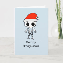 Personlig rolig "merry x raymas" helgkort