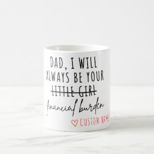 Personlig rolig mugg för pappa
