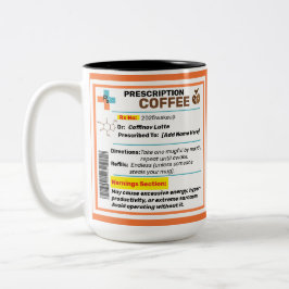 Personlig rolig receptbelagd kaffemugg 