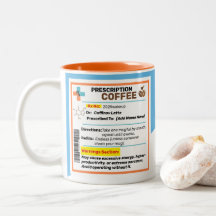 Personlig rolig receptbelagd kaffemugg