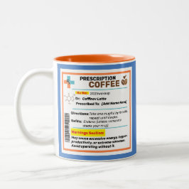 Personlig rolig receptbelagd kaffemugg