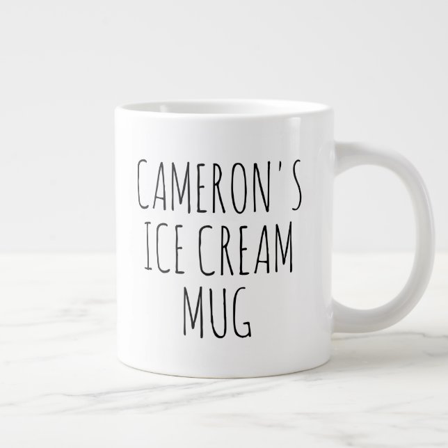 Personlig Rolig Skämt Nyhet Gåva Glass Jumbo Mugg (Höger)