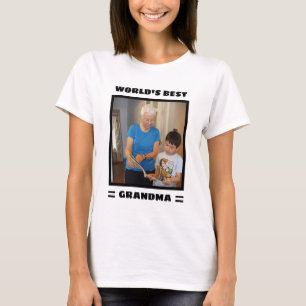 Personlig rolig specialbild - världens bästa mormo t shirt