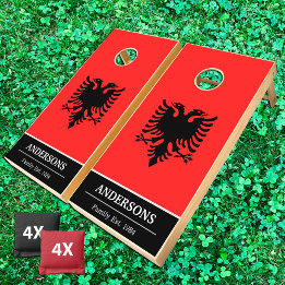 Personlig/roligt för albansk och albansk Flagga