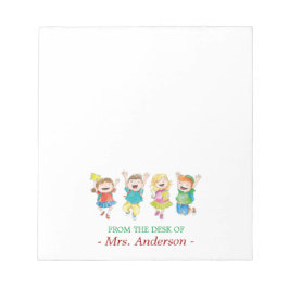 Personlig Roligt Studenter Lärare Anteckningsblock