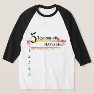 Personlig, roligt svettare, varför _ hatar mig t shirt