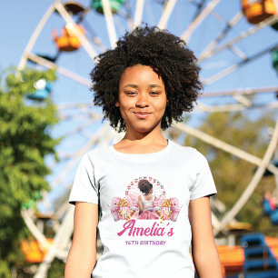 Personlig Rollercoaster Party African American T Shirt