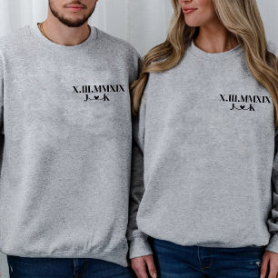 Personlig Roman Numeral Girlkompis T Shirt