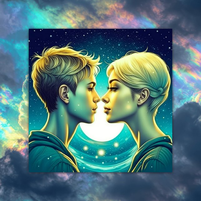 Personlig Romantic Anime par Alla hjärtans dag Kort (Skapare uppladdad)