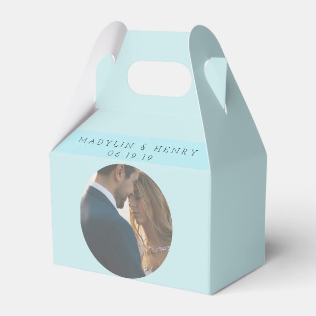 Personlig Romantic Island Paradise Blue Presentaskar (Baksidan Sidan)