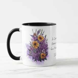 Personlig Romantic Lavender Mugg för henne