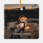 Personlig Romantic par Photo jul Julgransprydnad Keramik<br><div class="desc">Skapa en egen design av god kvalitet med personligens egen bild och anpassningsbar. Använda ditt eget foto och din egen text för att göra det till ditt eget. Idealisk foto- och textmall för bröllop-årsdagar,  familjekök. Enkel att anpassa foto- och textmall för alla behov av personlig.</div>