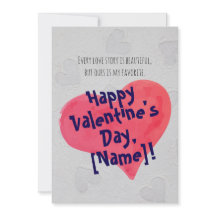 Personlig Romantic Valentine Day Card
