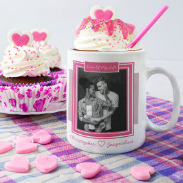 Personlig Romantic Valentines Dag Foto Kaffemugg