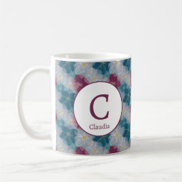 Personlig Romantic Vår Girly Flowers Kaffemugg