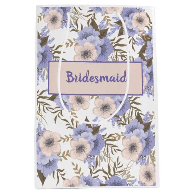 Personlig Romantic Violet Sage Botanical Blommigt (Framsidan)