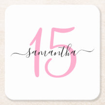 Personlig Rosa 15-årsdag