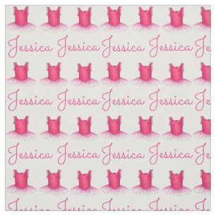 Personlig Rosa Ballet Dance Costume Tutu Tyg