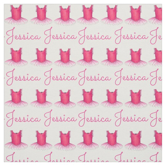 Personlig Rosa Ballet Dance Costume Tutu Tyg (Provkarta)