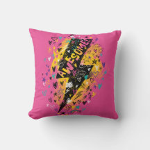 Personlig Rosa Blixt Bult - Doodle Art