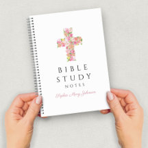 Personlig rosa blomster religiös kors