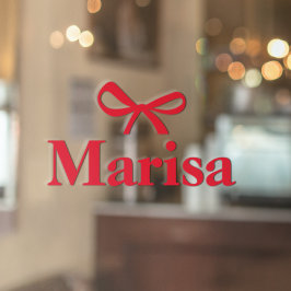 Personlig Rosa Bow Namn