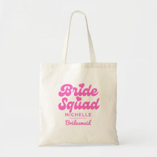 Personlig Rosa Brudtärna Bröllop Tygkasse
