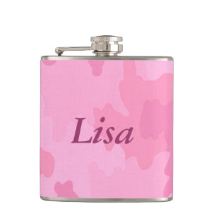 Personlig Rosa Camouflage-kolv Fickplunta