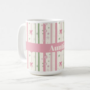 Personlig Rosa Coquette Faster Högtid Kaffemugg