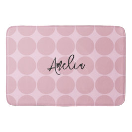 Personlig Rosa Coquette Girly Gifts Badrumsmatta