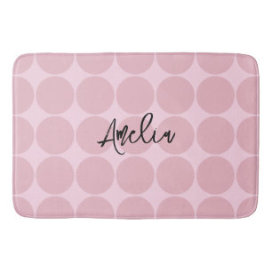 Personlig Rosa Coquette Girly Gifts Badrumsmatta
