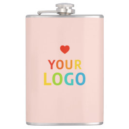 Personlig  Rosa Cute Flasks med Logotyp Fickplunta