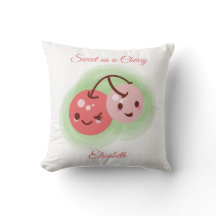 Personlig Rosa Cute Pair of Cherries