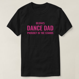 Personlig rosa danspappagåva för män Anpassad T Shirt