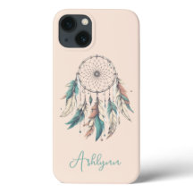 Personlig Rosa Dream Catcher Boho Chic ip